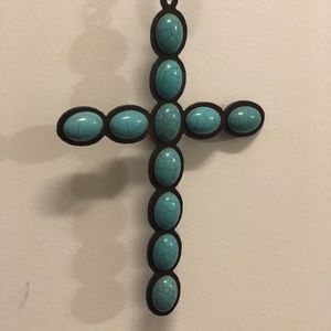 Turquoise Cross Necklace
